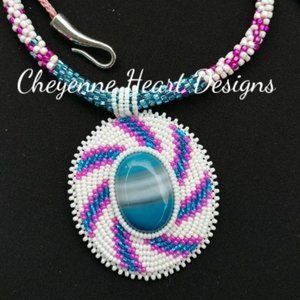 Cheyenne's Heart Design Handmade Necklace